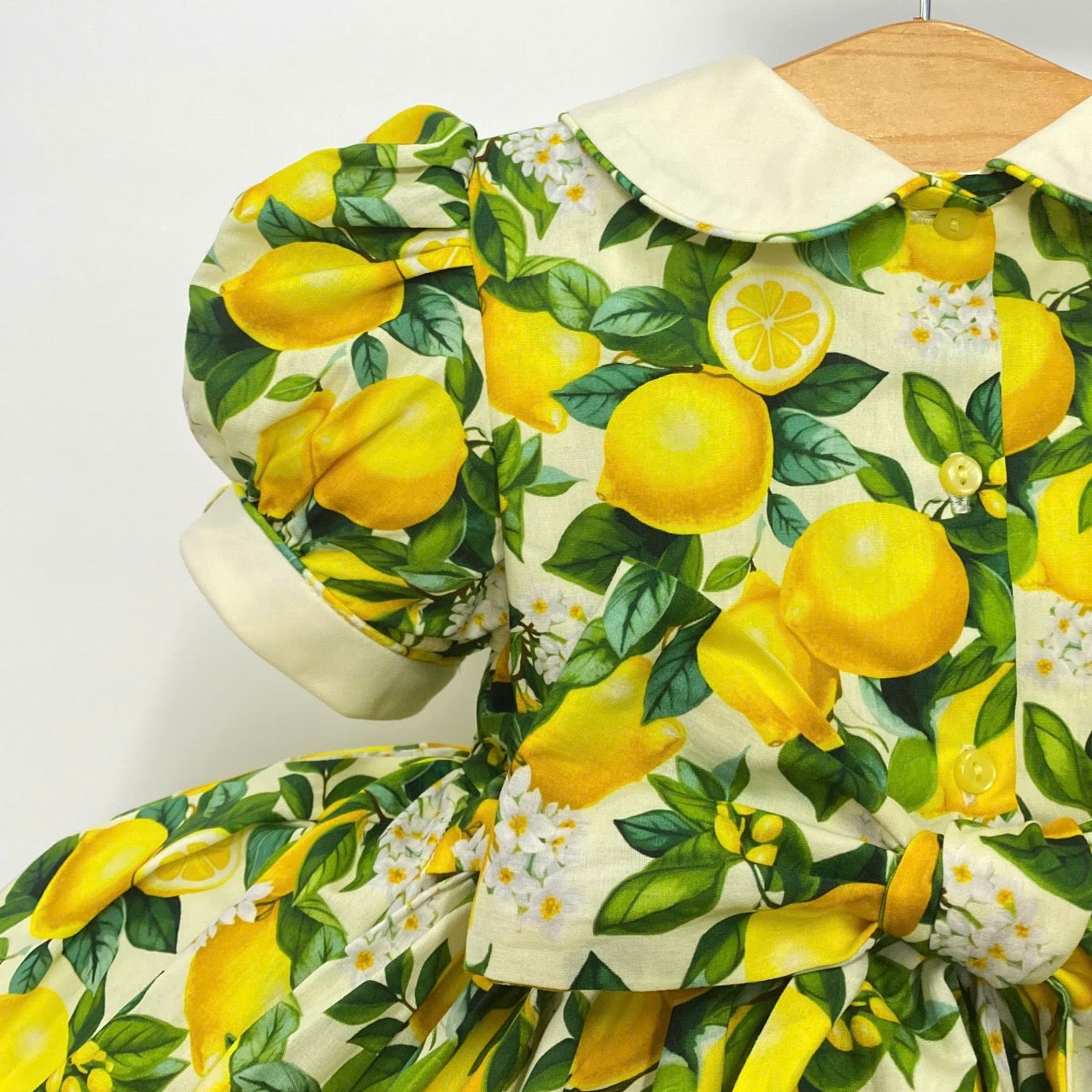 Traditional Style Lemon Hand Made Dress & Knickers