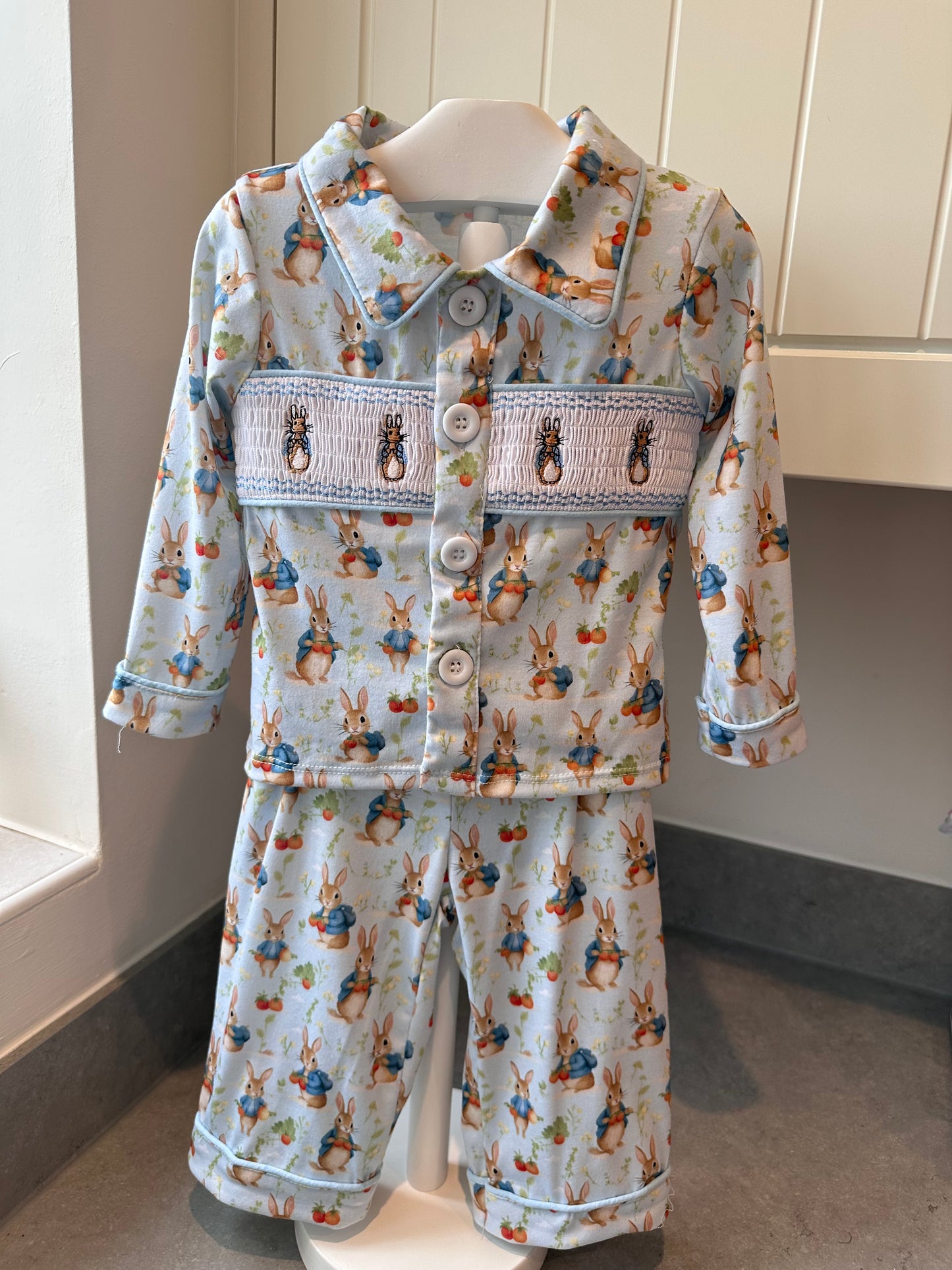 Exclusive Boys Easter Smocked Pyjamas