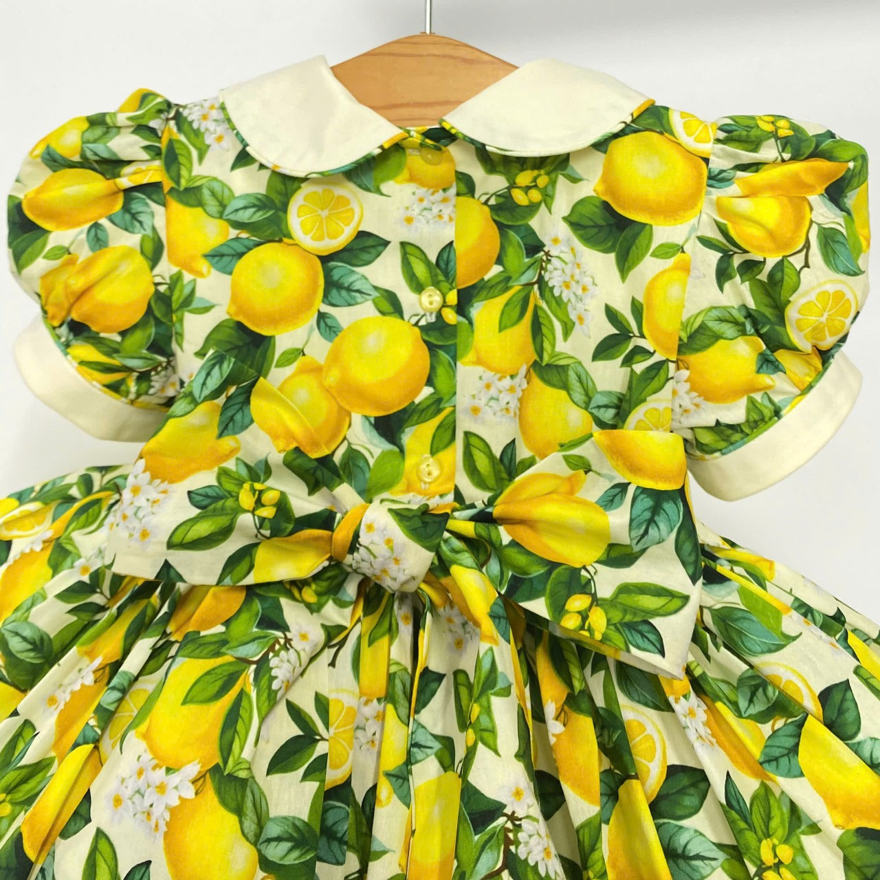 Traditional Style Lemon Hand Made Dress & Knickers