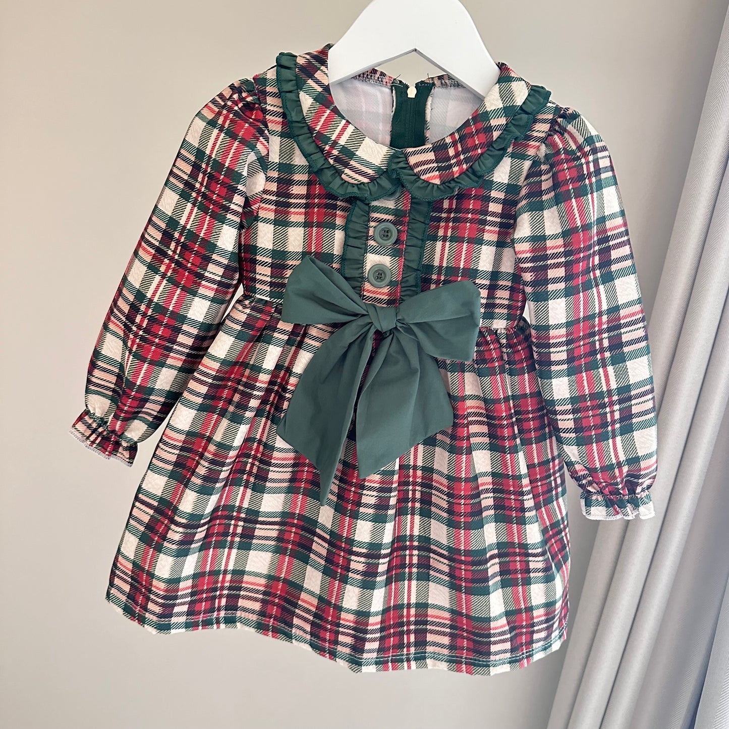 Noelle Green Tartan Exclusive Dress