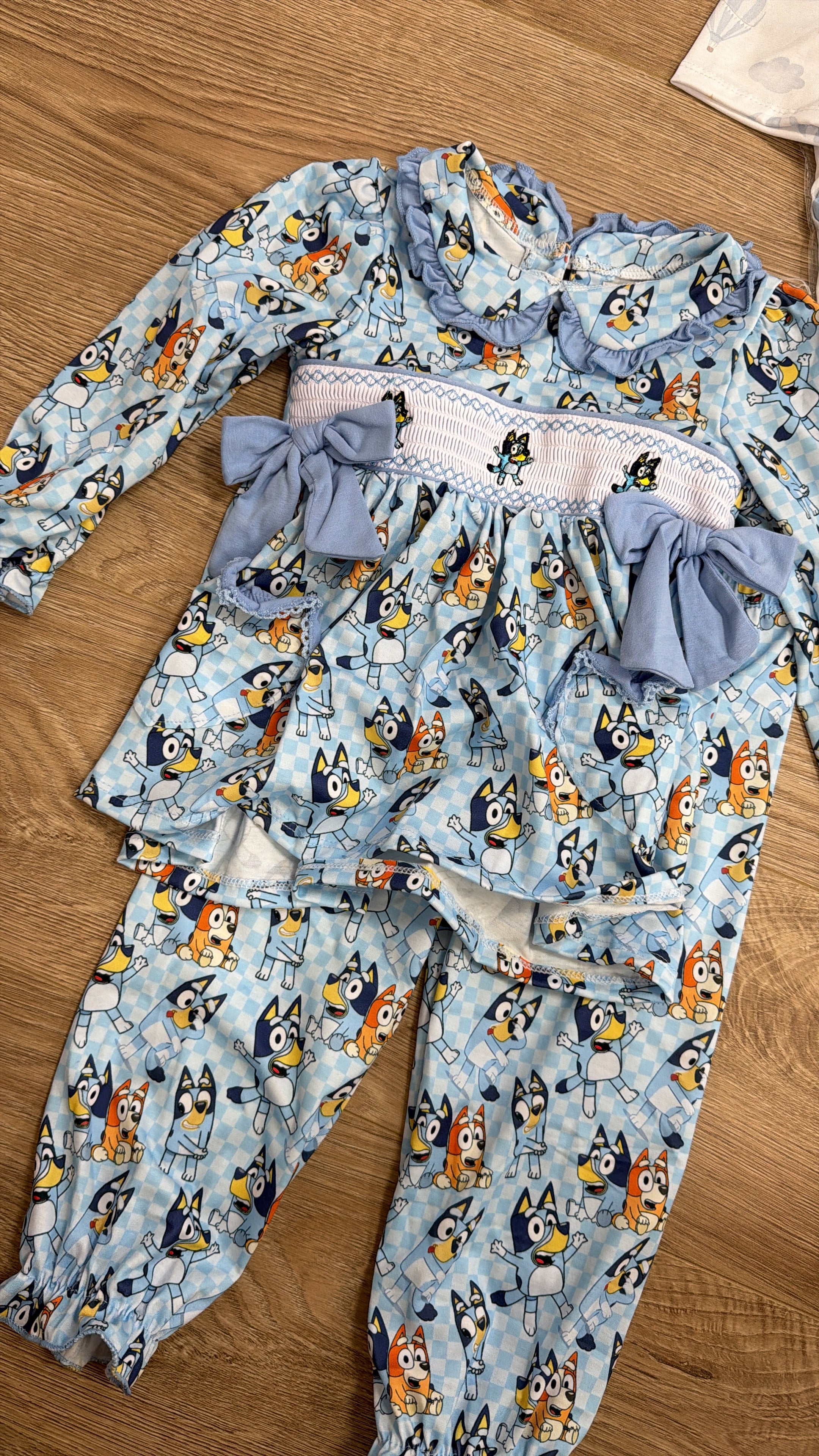 Bluey Exclusive Smocked Pyjamas
