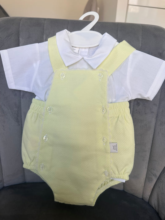 Louie Lemon Romper & Shirt