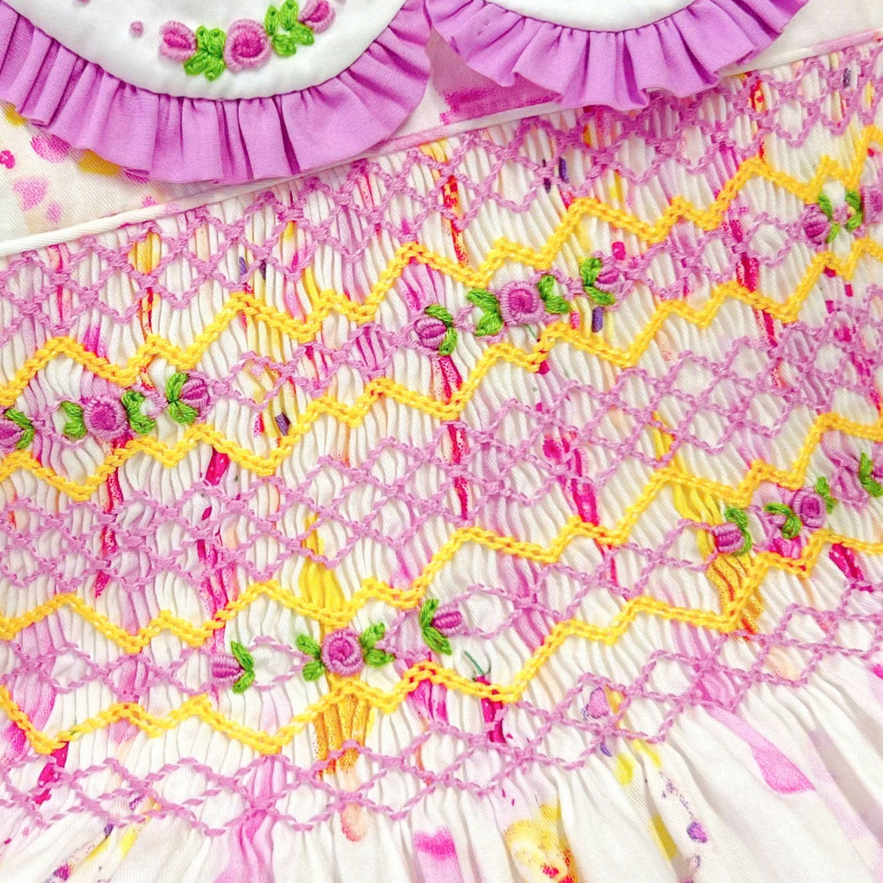Luella Lolly Hand Smocked Dress