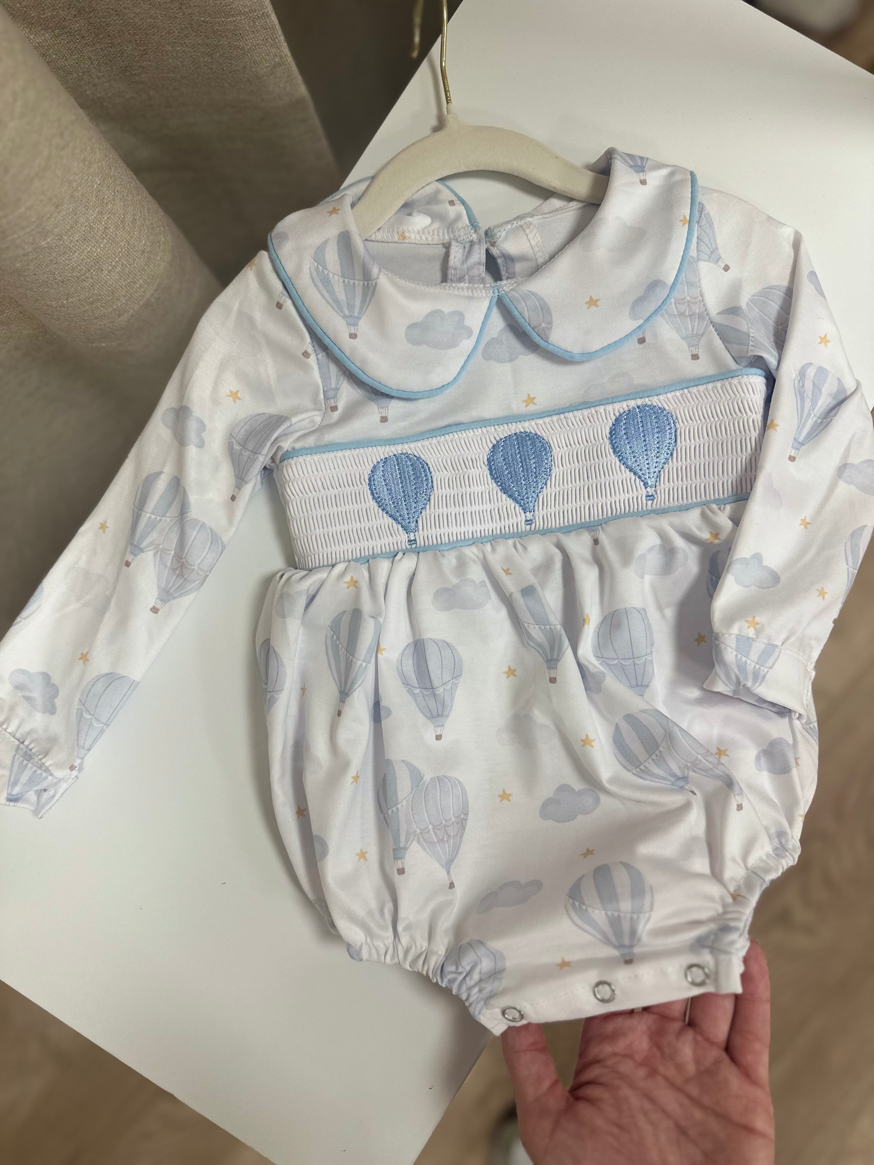 Hot Air Balloon Smocked Romper