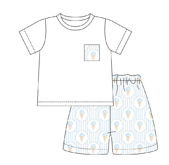 Summer Holidays Boys Swimming Short Set (Pre Order)