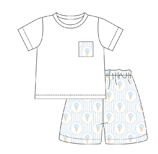 Summer Holidays Boys Swimming Short Set (Pre Order)