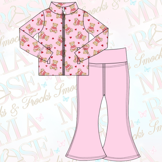 Pink Teddy Activewear Set (Pre Order)