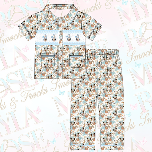 Mickey Bunny Boys Exclusive Smocked Pyjamas (Pre Order)