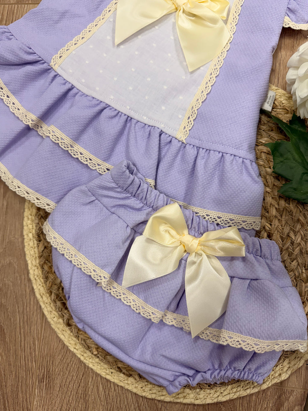 Lilac A Line Dress & Knicker Set