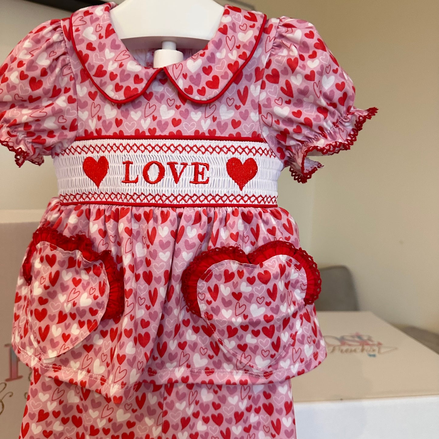 Heart Exclusive Smocked Pyjamas