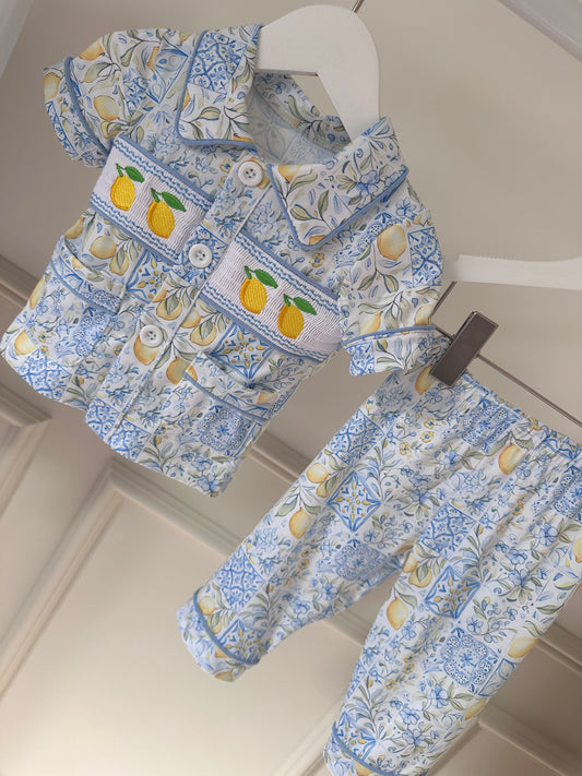 La Dolce Boys Exclusive Smocked Pyjamas