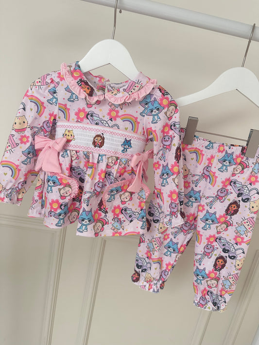 Gabbys Dollhouse Exclusive Smocked Pyjamas