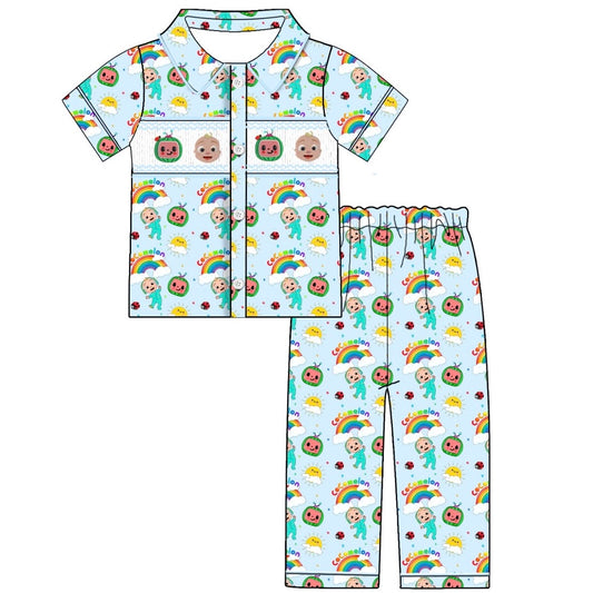 Exclusive Cocomelon Smocked Pyjama Set