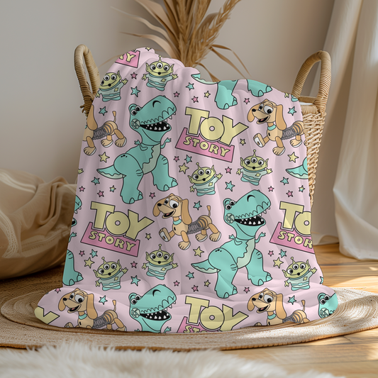 Large Soft Fleece Girls Toy Story Blanket (Pre Order 3-4 Weeks Delivery)