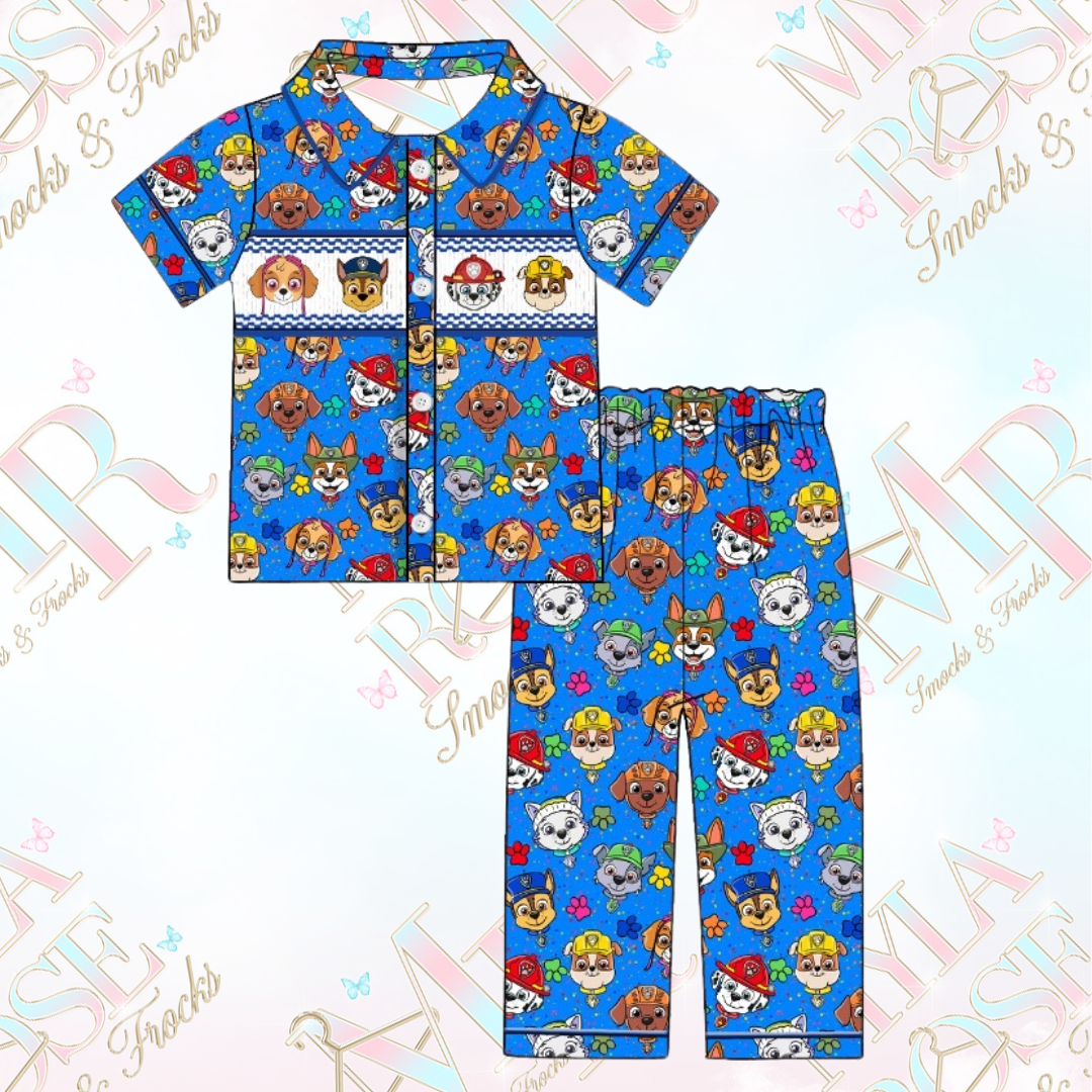 Paw Patrol Boys Exclusive Smocked Pyjamas (Pre Order - 4-5 Weeks Delivery)