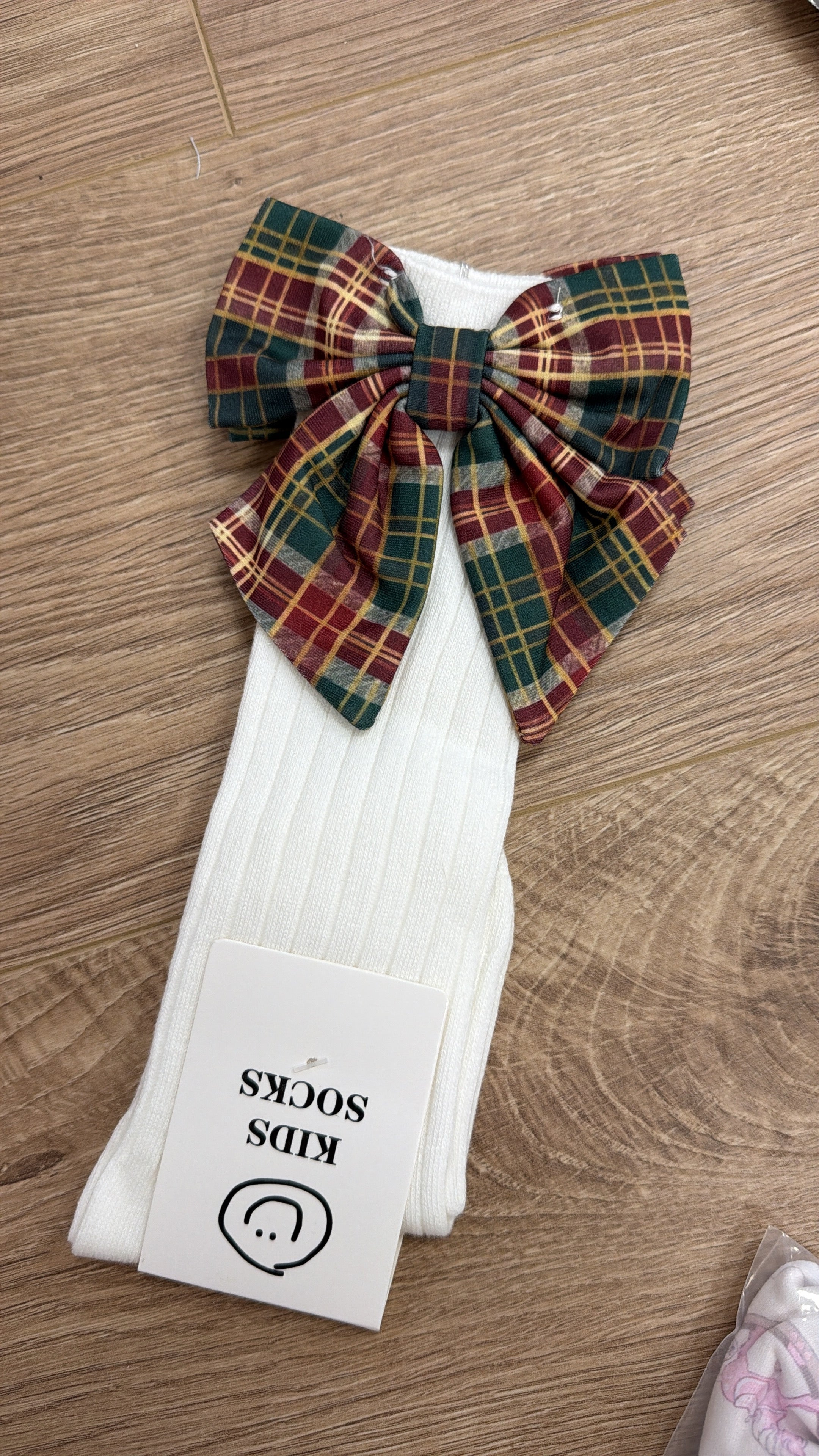 Traditional Red / Green Tartan Socks