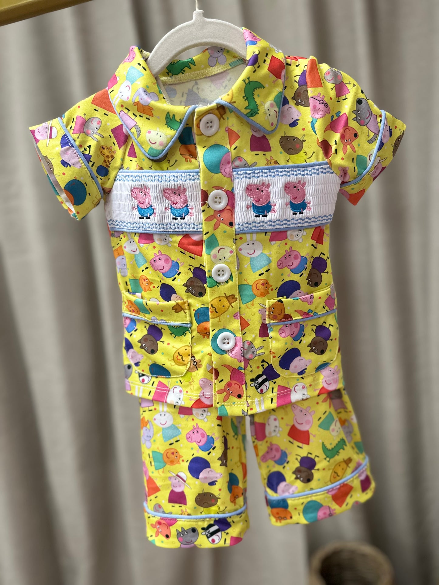 Peppa Pig Boys Exclusive Smocked Pyjamas