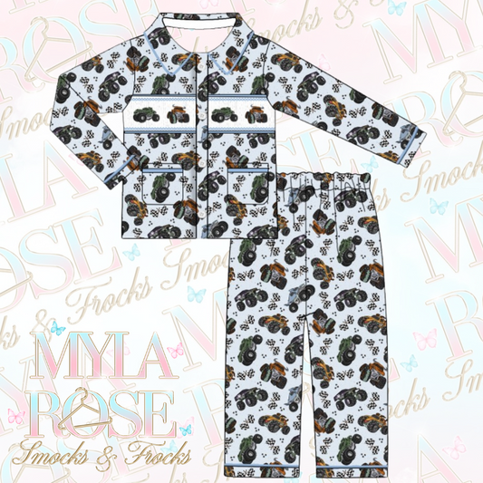 Monster Jam Exclusive Smocked Pyjamas (Pre Order 5-6 Weeks Delivery)