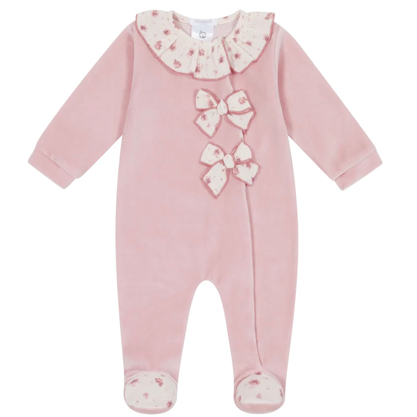 LISBOA Powder Pink Floral Suit - 24121