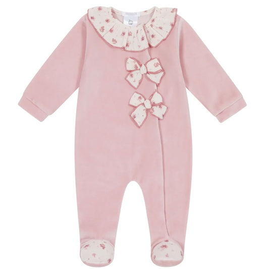 LISBOA Powder Pink Floral Suit - 24121