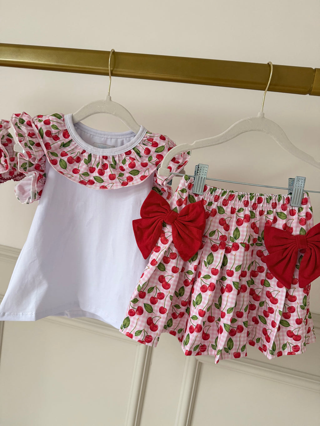 Oh So Cherry Exclusive Skirt & Blouse Set