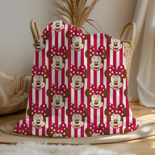 Red Minnie Mouse Girls Fleece Blanket (Pre Order)