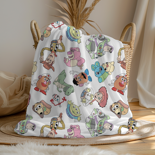Large Soft Fleece Toy Story Blanket (Pre Order 2-3 Weeks Delivery)