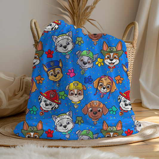 Large Soft Fleece Paw Patrol Blanket (Pre Order 2-3 Weeks Delivery)