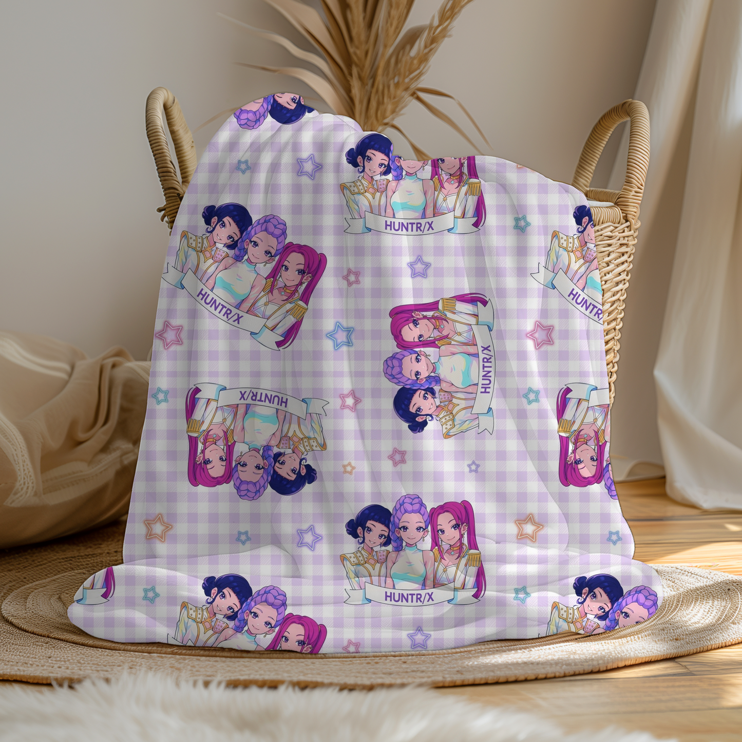 K-Pop Demon Hunters Blanket (Pre Order 2-3 Weeks Delivery)