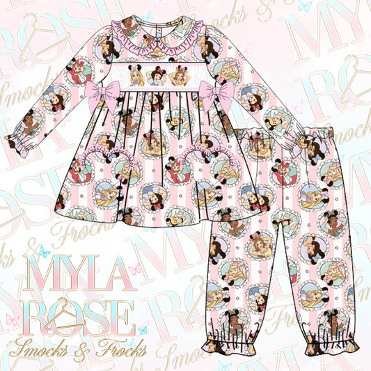 Disney Princess Exclusive Smocked Pyjamas (Pre Order 5-6 Weeks Delivery)