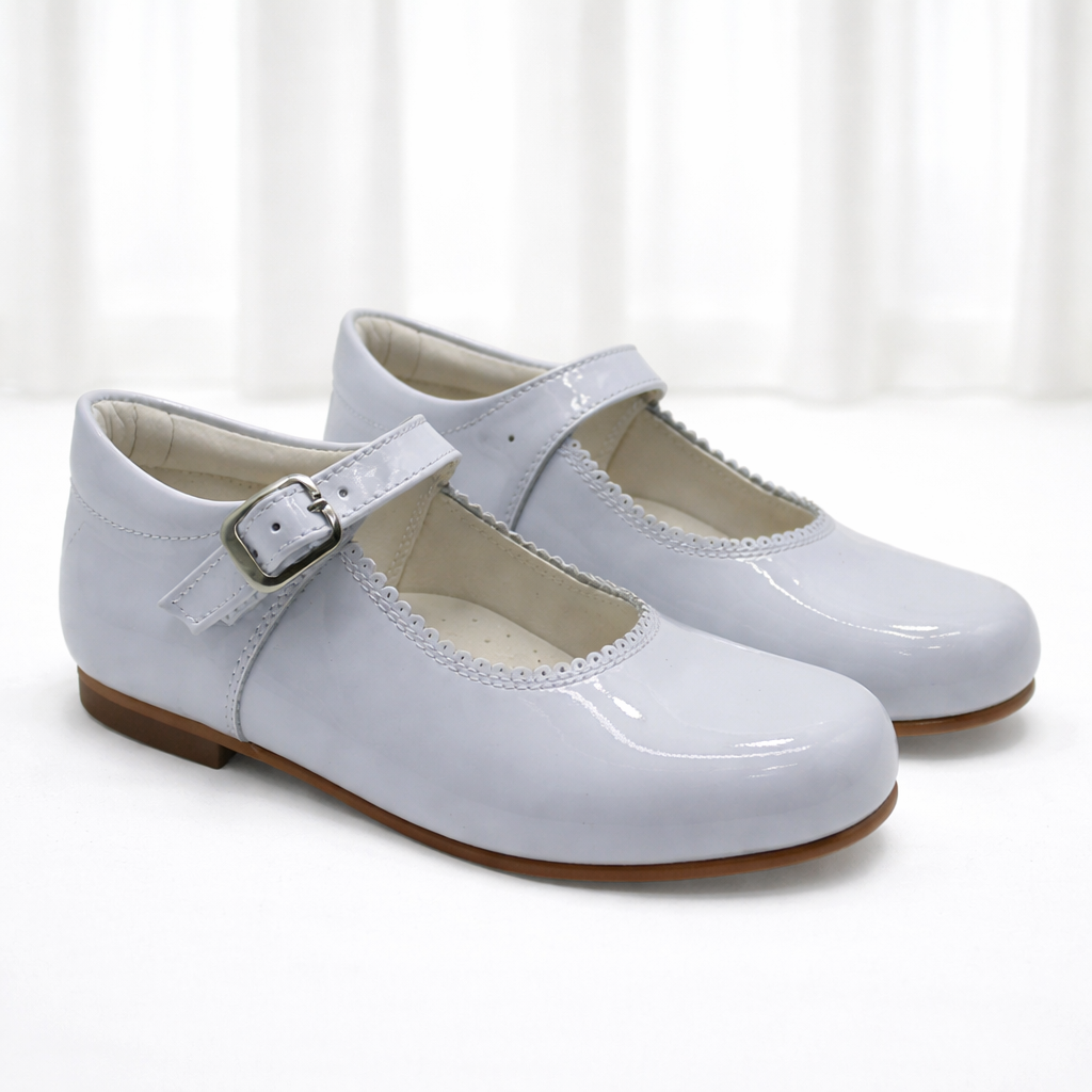 White Patent Leather Mary Janes