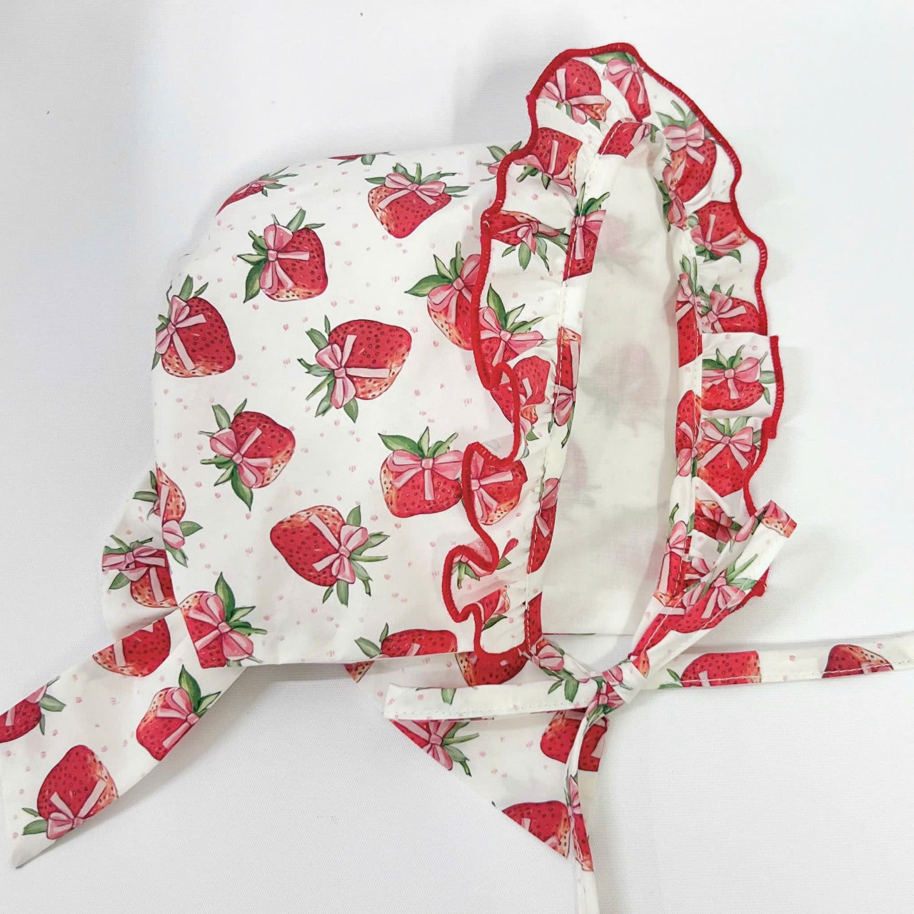 Strawberry Season Bonnet (Pre Order - February Delivery)